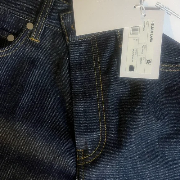 Helmut Lang Dark Indigo Straight Jeans